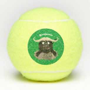 Pelotas De Tenis Personalizado divertida de búfalo de agua corrient