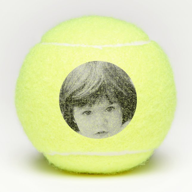 Pelotas De Tenis Personalizado fotográfico personalizado impreso (Anverso)