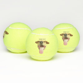 Pelotas De Tenis Personalizado Funny Wanna Play Dog