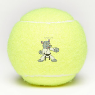 Pelotas De Tenis Personalizado lindo rhino kung fu personalizado