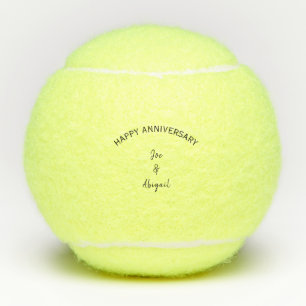 Pelotas De Tenis Personalizado personalizado guión de aniversario f