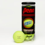 Pelotas De Tenis Personalizado personalizado Nombres modernos de pa<br><div class="desc">Personalizados de tenis en las bolas. Cumpleaños. Aniversario. Pareja. Fuente moderna.</div>