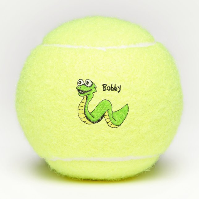 Pelotas De Tenis Personalizado Snack Gran Sonrisa Amarillo Verde Br (Anverso)
