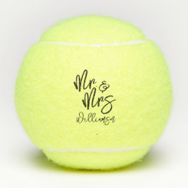 Pelotas De Tenis Personalizado Sr. y Sra.