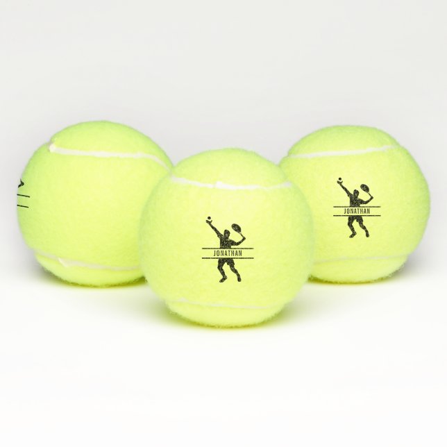 Pelotas De Tenis Personalizado temática de nombre de jugador de ten (Múltiples)