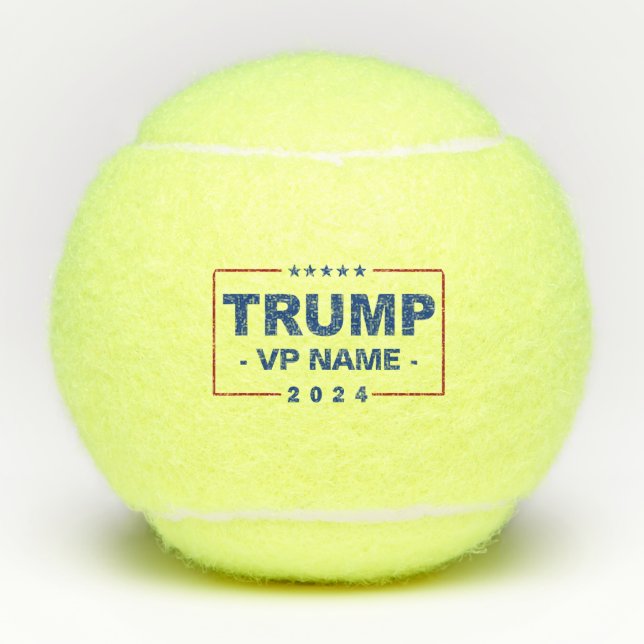 Pelotas De Tenis Personalizado Trump Vicepresidente 2024 (Anverso)