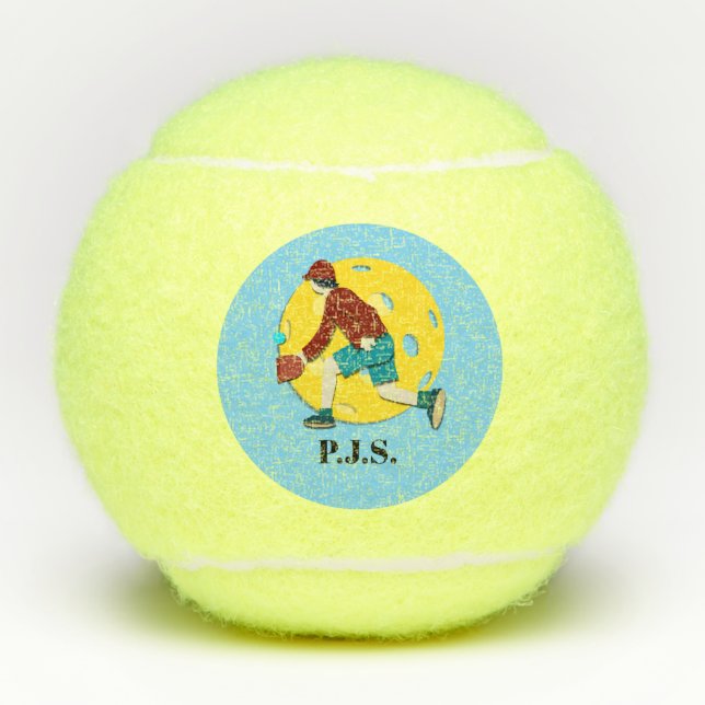 Pelotas De Tenis Pickle Ball (Anverso)