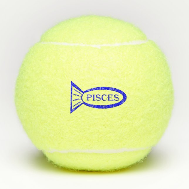 Pelotas De Tenis Piscis Star Sign Fish (Anverso)