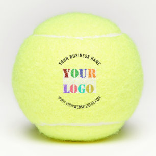 Pelotas de Tenis Promocionales con Texto de Logoti