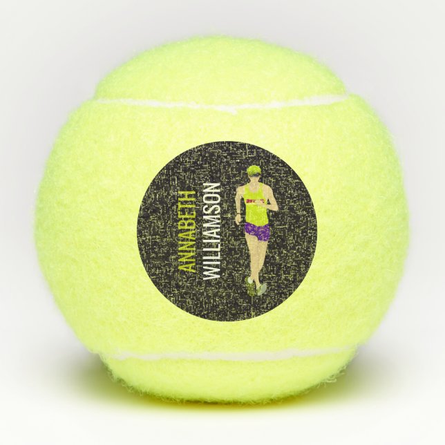 Pelotas De Tenis Race Walking (Anverso)
