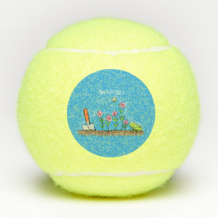 Pelotas De Tenis Rana y abeja en el ilustracion personalizado de ja