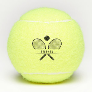Pelotas De Tenis Raquetas de Tenis y Nombre Personalizado