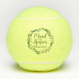 Pelotas De Tenis Regalo de boda Dama de honor corona