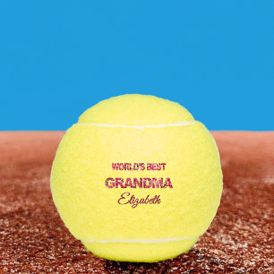 Pelotas De Tenis Regalo del Día de la Madre para la Mejor Abuela -