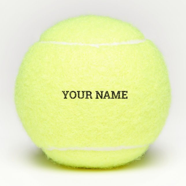 Pelotas De Tenis Regalo personalizado (Anverso)