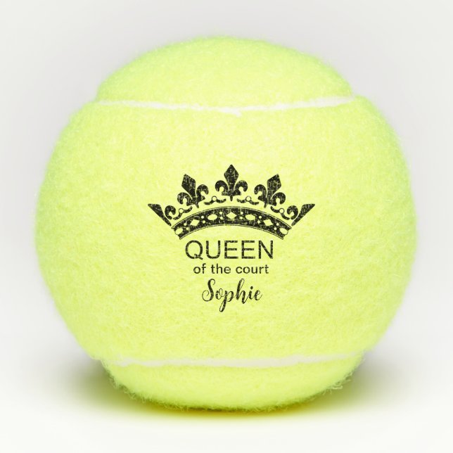 Pelotas De Tenis Reina de la Cancha (Anverso)