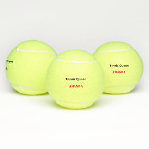 Pelotas De Tenis Reina de tenis personalizada