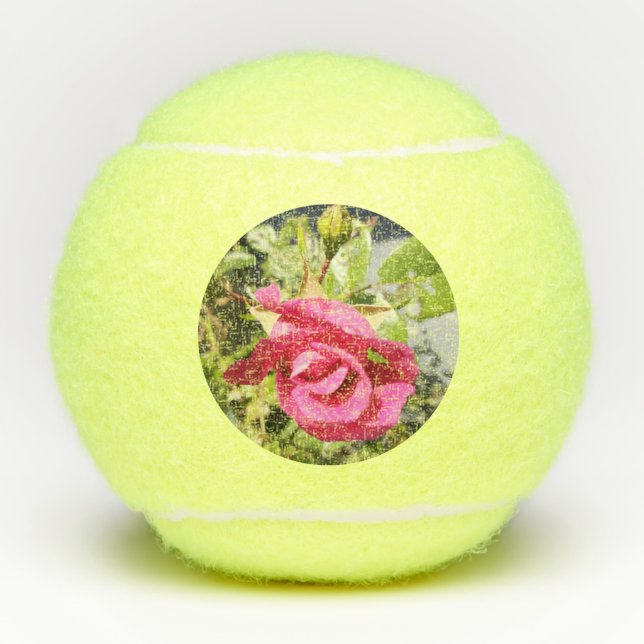 Pelotas De Tenis Rosa rosa #2 (Anverso)