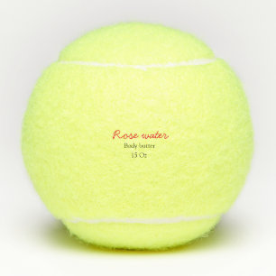Pelotas De Tenis Rose body butter add your text name custom weight 