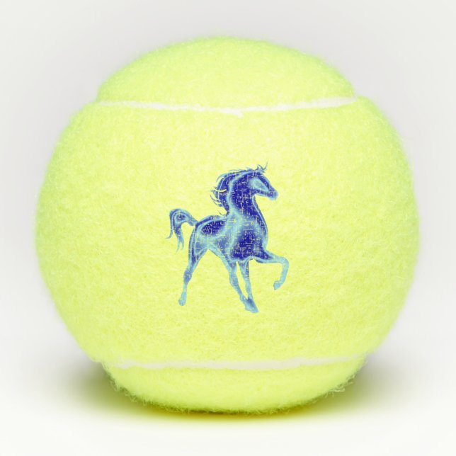 Pelotas De Tenis Salones de tenis de caballos (Anverso)