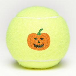 Pelotas De Tenis Salones de tenis de la Calabaza de Halloween