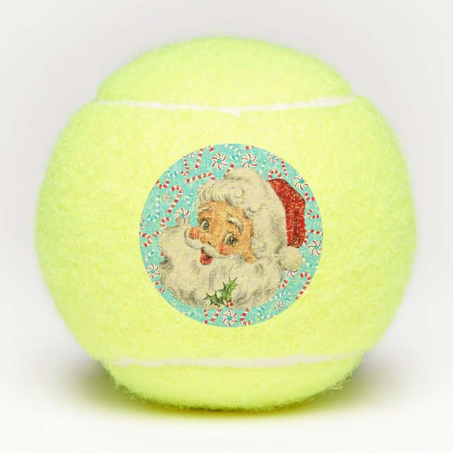 Pelotas De Tenis Santa con las hierbabuenas (Anverso)