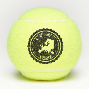 Pelotas De Tenis Sello de goma de Europa