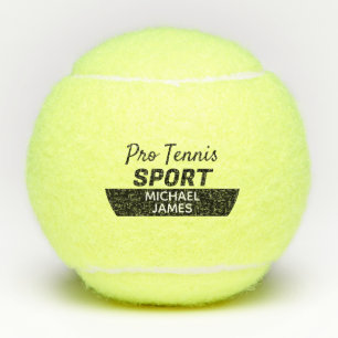 Pelotas De Tenis Sencillo y moderno, profesional del tenis, persona
