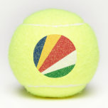 Pelotas De Tenis Seychelles Flag<br><div class="desc">Patriotic flag of Seychelles.</div>