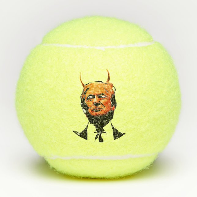Pelotas De Tenis Si Trump se mete en la cara (Anverso)