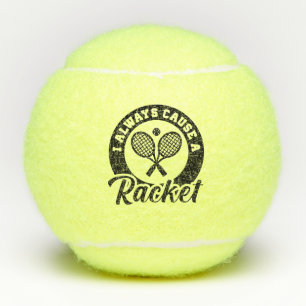 Pelotas De Tenis Siempre Causo Una Raqueta