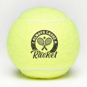 Pelotas De Tenis Siempre Causo Una Raqueta