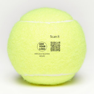 Pelotas De Tenis Simple código qr minimalista agregar logo escanear