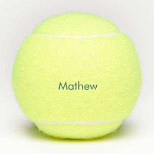 Pelotas De Tenis simple letra inicial monograma añada su letra de