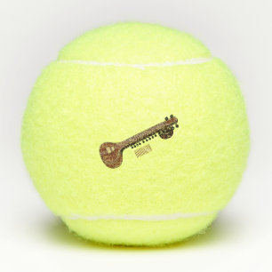 Pelotas De Tenis Sitar personalizado ilustracion
