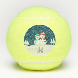Pelotas De Tenis Snowman