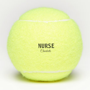 Pelotas De Tenis Soy enfermera experta médica agregue su nombre tex