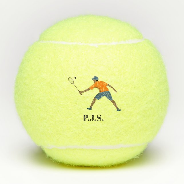 Pelotas De Tenis Squash (Anverso)