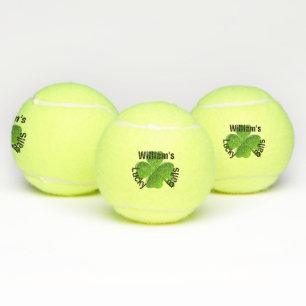 Pelotas De Tenis Su Nombre Cuatro Leaf Clover Lucky