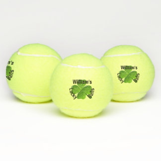 Pelotas De Tenis Su Nombre Cuatro Leaf Clover Lucky