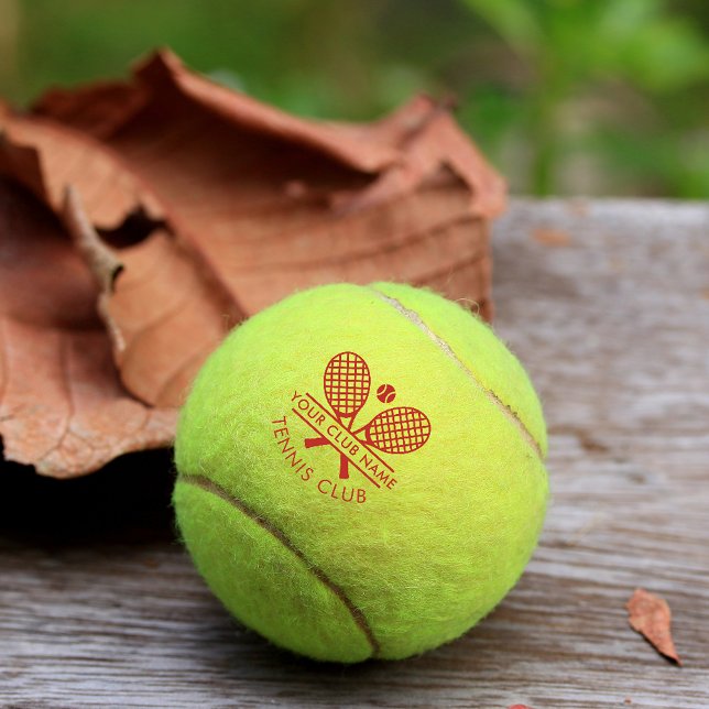 Pelotas De Tenis Su nombre de club deportivo Personalizado de jugad (Lawn Tennis Ball with Country Club LogoLawn Tennis Ball with Country Club Logo)