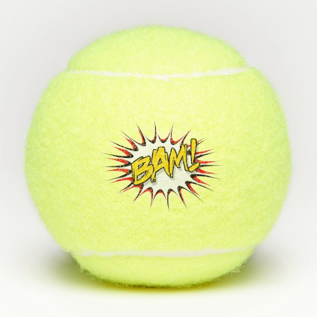 Pelotas De Tenis ¡Super Hero Classic Bam! Burbuja de acción (Anverso)