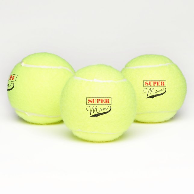 Pelotas De Tenis Super Mamá (Múltiples)