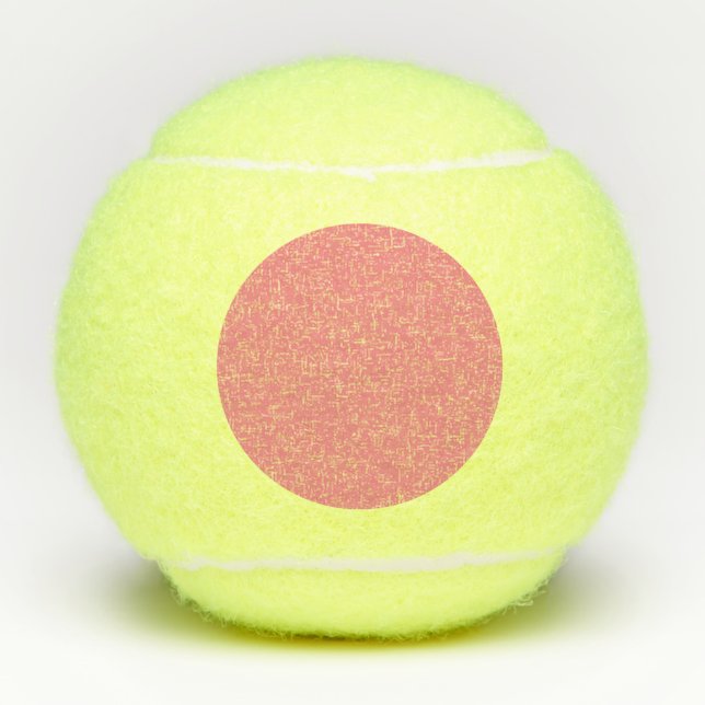 Pelotas De Tenis Tan rosado, Rosa, Rosa Ruddy, (Anverso)