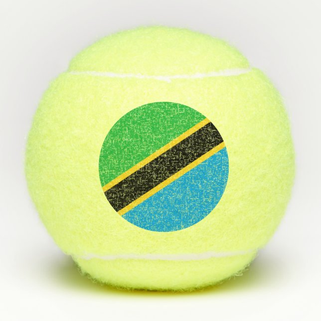 Pelotas De Tenis Tanzania (Anverso)