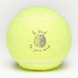 Pelotas De Tenis Tenga Amabilidad Con Su Mente Salud Mental Del Cer