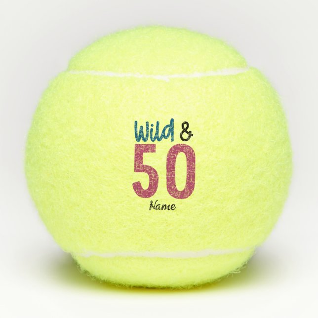Pelotas De Tenis Tenis 50 años para jugador (Anverso)