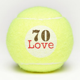Pelotas De Tenis Tenis 70. Baloncesto de tenis y número amor