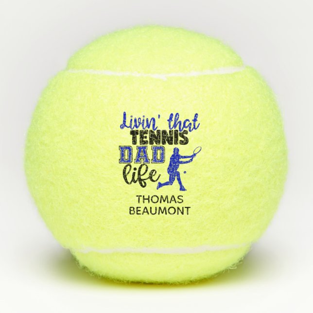 Pelotas De Tenis Tennis Dad (Anverso)
