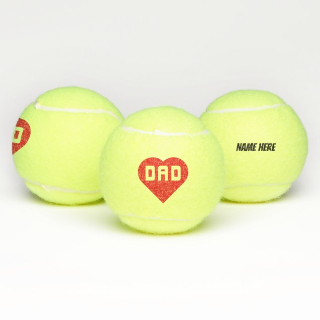 Pelotas De Tenis Tennis Dad Love (Múltiples)